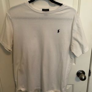 Polo crew neck Boys XL (18-20) white t-shirt